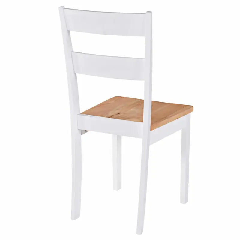 Eetkamerstoelen set van 4 met levering bevat in rubberwood klassiek ontwerp - 4 - Eetkamerstoelen