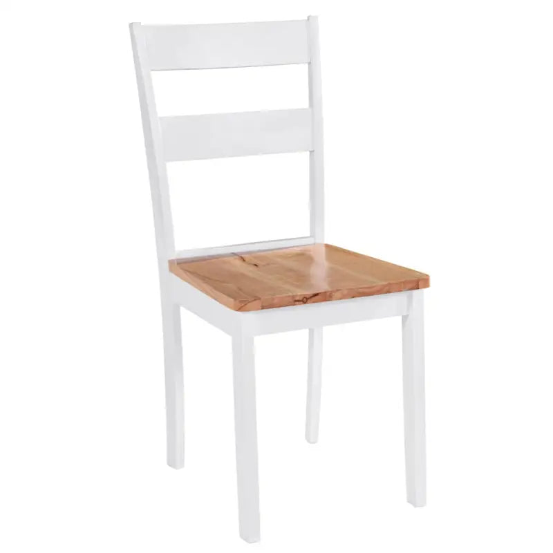 Eetkamerstoelen set van 4 met levering bevat in rubberwood klassiek ontwerp - 4 - Eetkamerstoelen