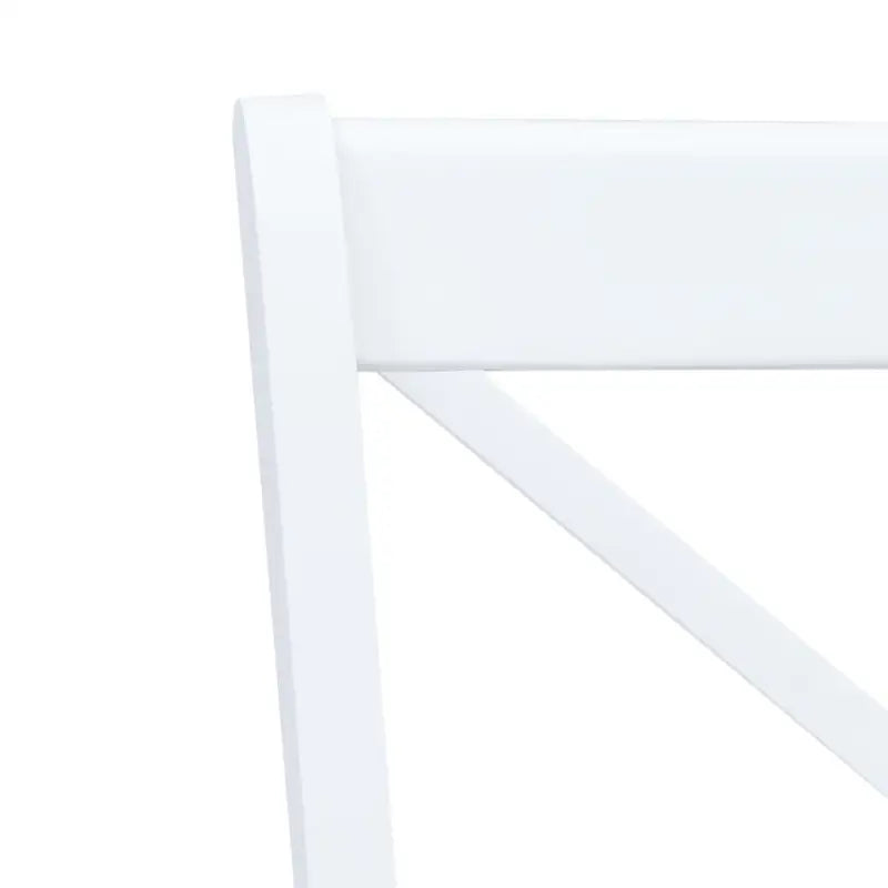 Eetkamerstoelen set van massief rubberwood levering bevat - Eetkamerstoelen