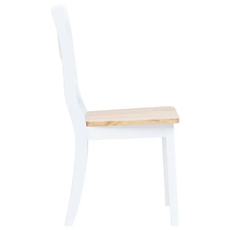 Eetkamerstoelen set van massief rubberwood levering bevat - Eetkamerstoelen