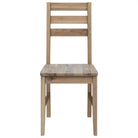 Eetkamerstoelen van massief acaciahout met levering bevat - Eetkamerstoelen