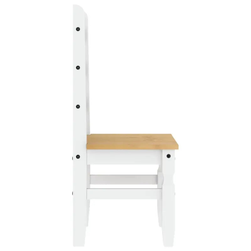 Eetkamerstoelen van massief grenenhout Eenvoudig schoon en tijdloos - Eetkamerstoelen