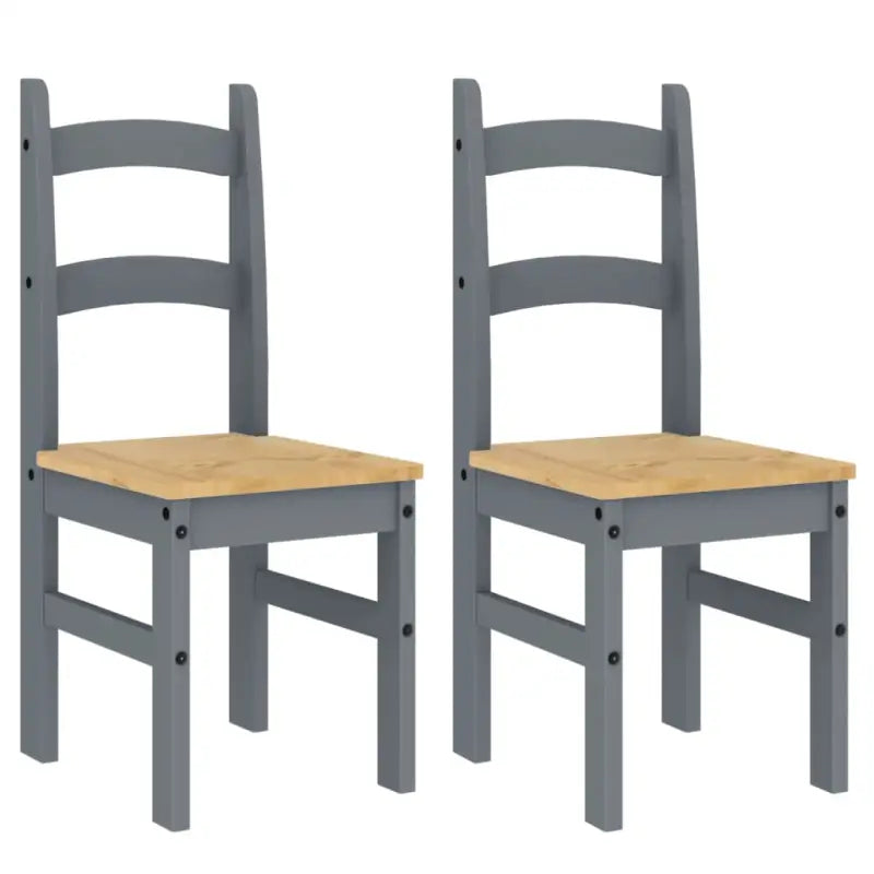 Eetkamerstoelen van massief grenenhout eenvoudig schoon en tijdloos - Eetkamerstoelen