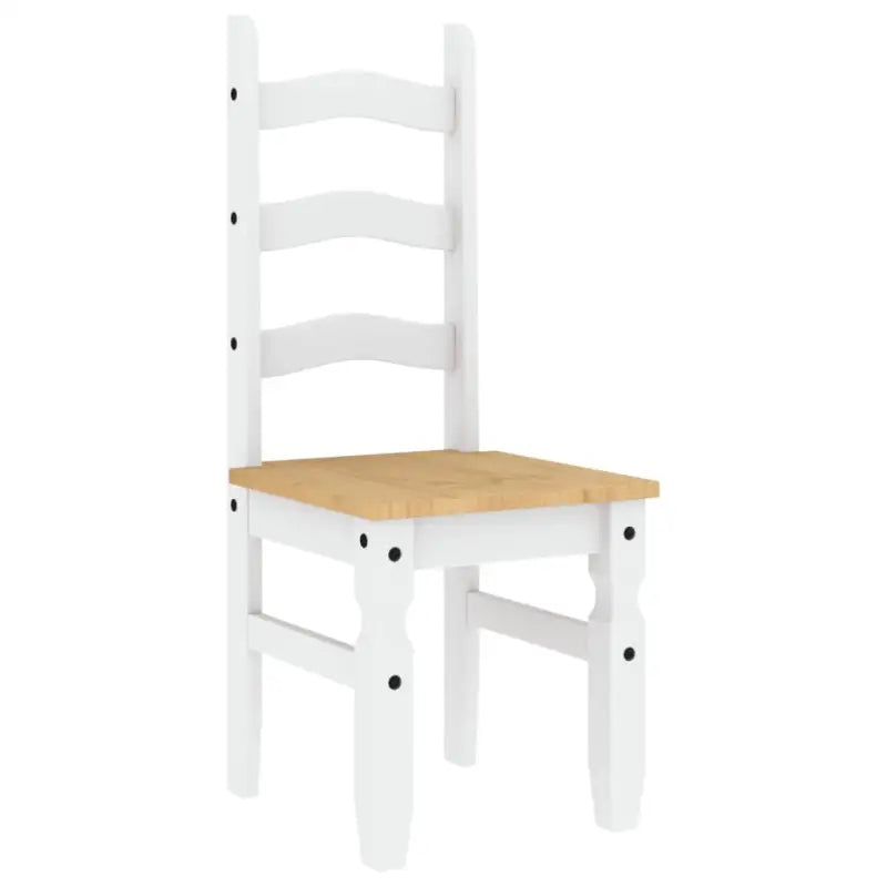 Eetkamerstoelen van massief grenenhout Eenvoudig schoon en tijdloos - Eetkamerstoelen