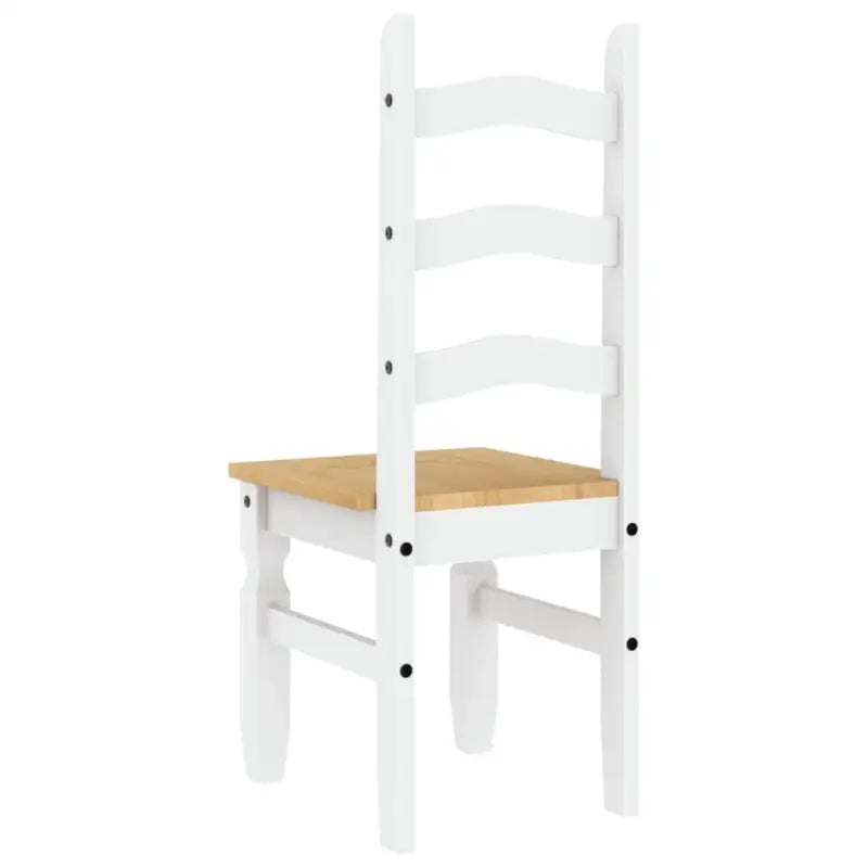 Eetkamerstoelen van massief grenenhout Eenvoudig schoon en tijdloos - Eetkamerstoelen