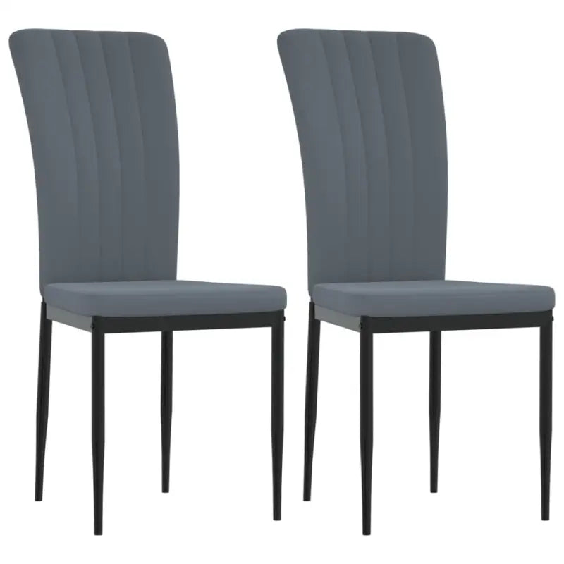 Eetkamerstoelen van zacht fluweel met elegant ontwerp - Eetkamerstoelen