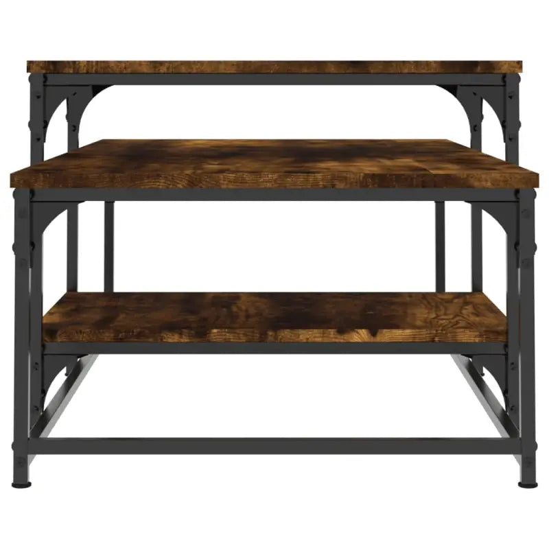 Eetkamertafel van bewerkt hout met elegante en duurzame afwerking - Salontafels