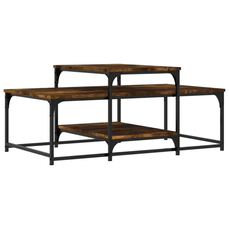 Eetkamertafel van bewerkt hout met elegante en duurzame afwerking - Salontafels