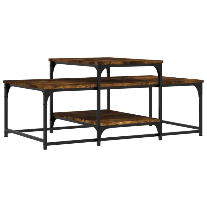 Eetkamertafel van bewerkt hout met elegante en duurzame afwerking - Salontafels