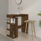 Eettafel in Sonoma Eiken voor kleine ruimtes en moderne keukens - Gerookt eiken / 1 - Eettafels