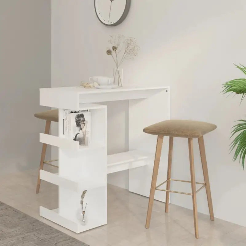 Eettafel in Sonoma Eiken voor kleine ruimtes en moderne keukens - Wit / 1 - Eettafels