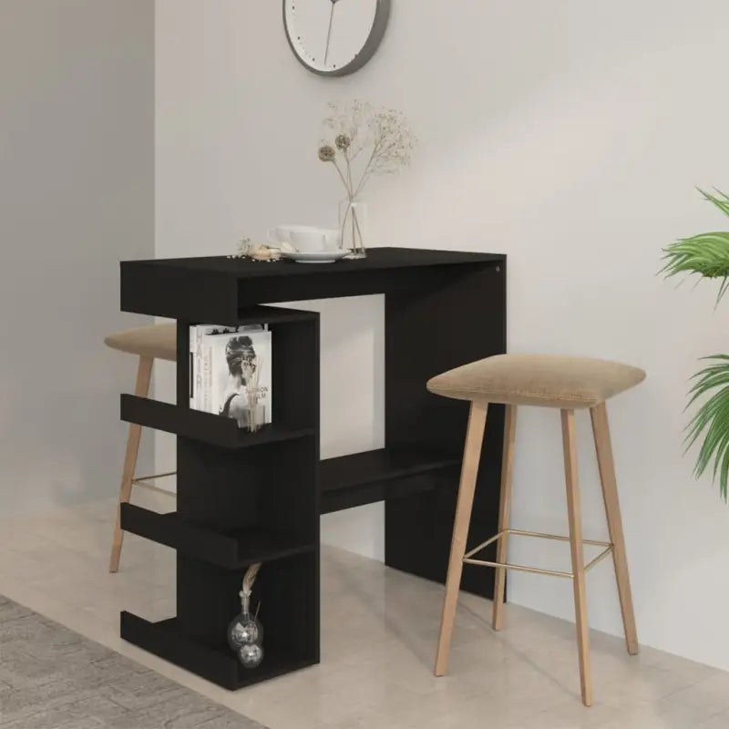 Eettafel in Sonoma Eiken voor kleine ruimtes en moderne keukens - Zwart / 1 - Eettafels
