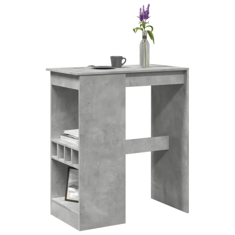 Eettafel met bewerkt hout voor stijl en duurzaamheid - Betongrijs / 1 - Eettafels