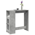 Eettafel met bewerkt hout voor stijl en duurzaamheid - Betongrijs / 1 - Eettafels