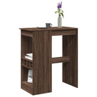 Eettafel met bewerkt hout voor stijl en duurzaamheid - bruin eikenkleur / 1 - Eettafels