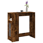 Eettafel met bewerkt hout voor stijl en duurzaamheid - Gerookt eiken / 1 - Eettafels