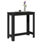 Eettafel met bewerkt hout voor stijl en duurzaamheid in je ruimte - Zwart / 1 / 102 cm - Eettafels