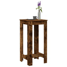 Eettafel met bewerkt hout voor stijl en duurzaamheid in je ruimte - Gerookt eiken / 1 / 51 cm - Eettafels