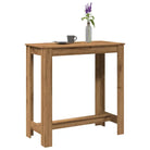 Eettafel met bewerkt hout voor stijl en duurzaamheid in je ruimte - artisanaal eikenkleurig / 1 / 102 cm - Eettafels