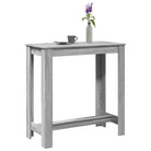 Eettafel met bewerkt hout voor stijl en duurzaamheid in je ruimte - Grijs sonoma / 1 / 102 cm - Eettafels
