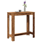 Eettafel met bewerkt hout voor stijl en duurzaamheid in je ruimte - Oud hout / 1 / 102 cm - Eettafels