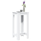 Eettafel met bewerkt hout voor stijl en duurzaamheid in je ruimte - Wit / 1 / 51 cm - Eettafels
