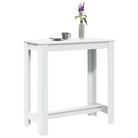 Eettafel met bewerkt hout voor stijl en duurzaamheid in je ruimte - Wit / 1 / 102 cm - Eettafels