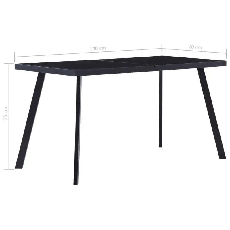 Eettafel met gehard glas voor een strakke en elegante uitstraling - Eettafels