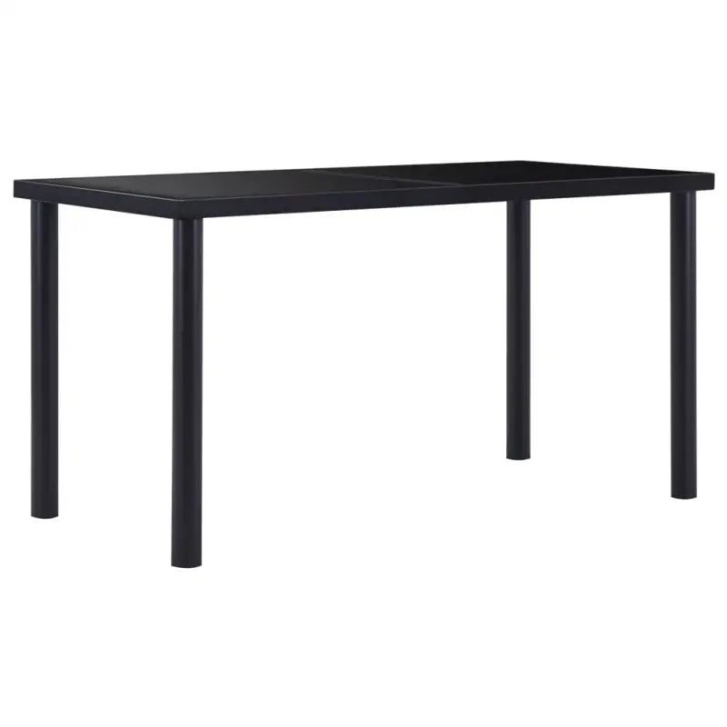 Eettafel met gehard glas voor moderne keukens en eetkamers - 140 x 70 x 75 cm / 1 - Eettafels