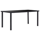 Eettafel met gehard glas voor moderne keukens en eetkamers - 160 x 80 x 75 cm / 1 - Eettafels