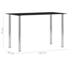 Eettafel met gehard glas voor moderne keukens en eetkamers - Eettafels