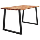 Eettafel met massief acaciahout en natuurlijke rand voor elegante eetkamers - Eettafels