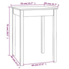 Eettafel met massief grenenhout voor een elegante minimalistische stijl - Eettafels