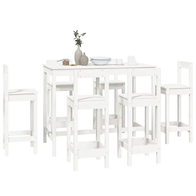 Eettafel met massief grenenhout voor gezellige maaltijden en wijnmomenten - Eetkamersets