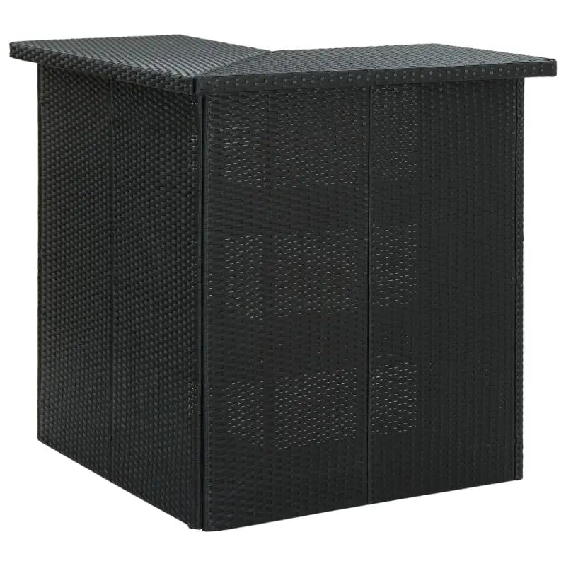 Eettafel met opbergschappen voor huis tuin en horeca - Zwart / 1 - Eettafels