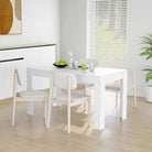 Eettafel met strak en eenvoudig ontwerp voor elke kamer - Wit / 1 - Eettafels