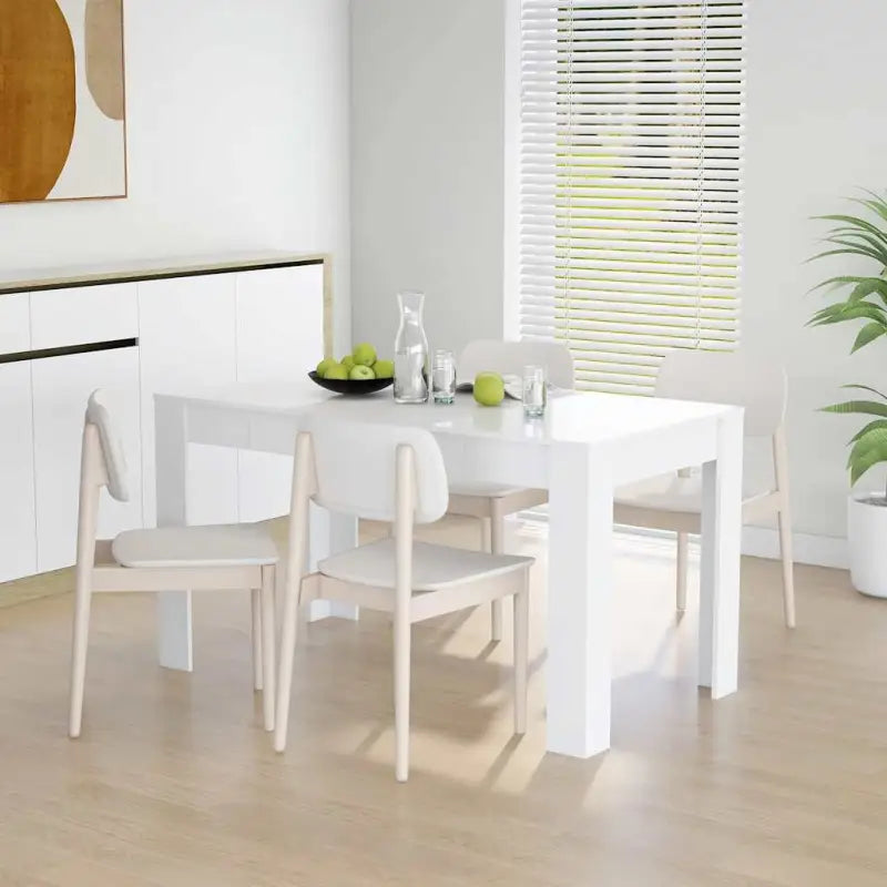 Eettafel met strak en eenvoudig ontwerp voor elke kamer - Wit / 1 - Eettafels