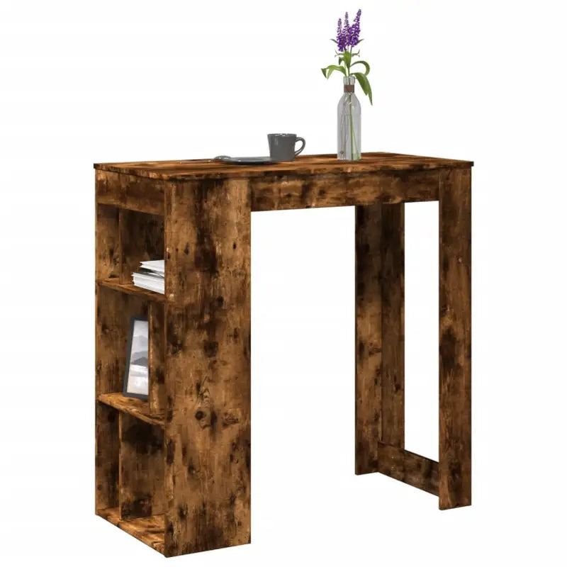 Eettafel van bewerkt hout in gerookt eiken voor stijl en duurzaamheid - Eettafels