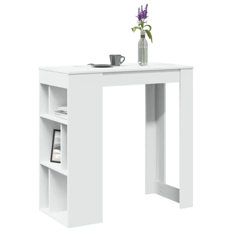 Eettafel van bewerkt hout in gerookt eiken voor stijl en duurzaamheid - Wit / 1 - Eettafels