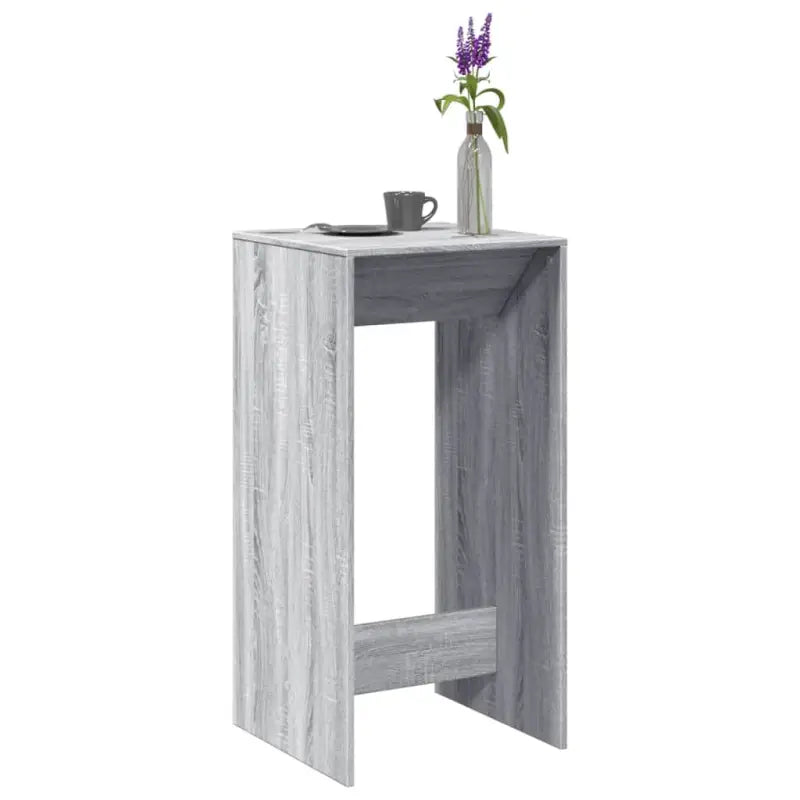 Eettafel van bewerkt hout in Grijs Sonoma voor duurzame stijl - Eettafels
