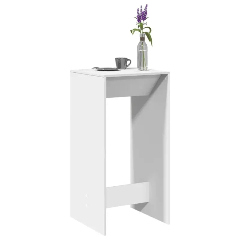 Eettafel van bewerkt hout in Grijs Sonoma voor duurzame stijl - Wit / 1 / 51 cm - Eettafels