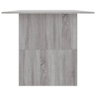 Eettafel van bewerkt hout in grijs Sonoma voor eenvoudig schoon en stijl - Eettafels