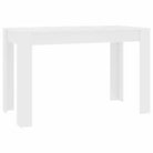 Eettafel van bewerkt hout met eenvoudig ontwerp en vochtige doek onderhouden - Eettafels