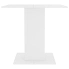 Eettafel van bewerkt hout met frisse minimalistische uitstraling - Eettafels