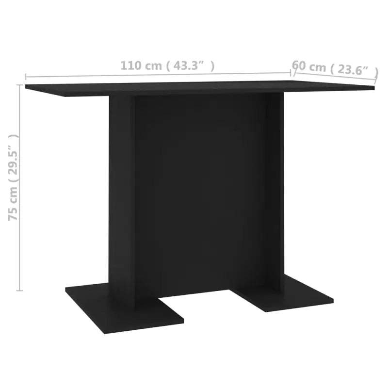 Eettafel van bewerkt hout met frisse minimalistische uitstraling - Eettafels