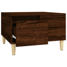 Eettafel van bewerkt hout met massief eucalyptushout voor stijlvolle woonkamer - Salontafels