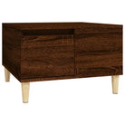 Eettafel van bewerkt hout met massief eucalyptushout voor stijlvolle woonkamer - Salontafels