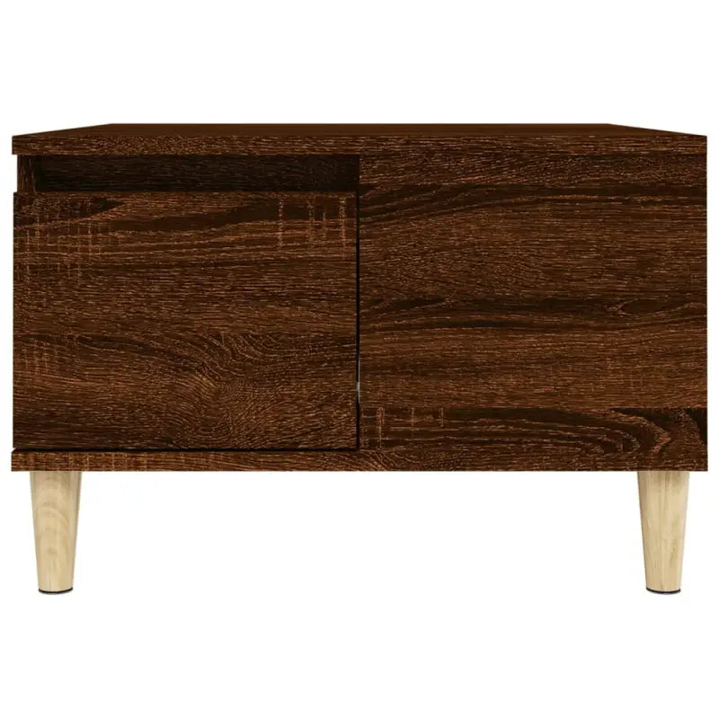 Eettafel van bewerkt hout met massief eucalyptushout voor stijlvolle woonkamer - Salontafels