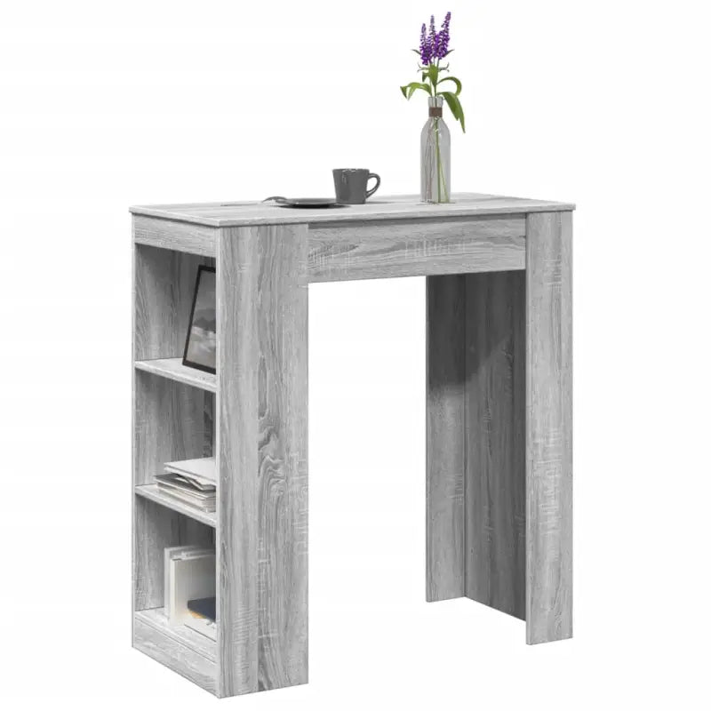 Eettafel van bewerkt hout voor duurzame en stijlvolle ruimtes - Grijs sonoma / 1 - Eettafels