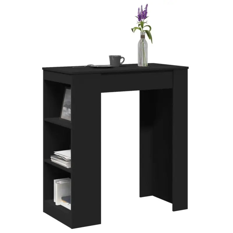Eettafel van bewerkt hout voor duurzame en stijlvolle ruimtes - Zwart / 1 - Eettafels